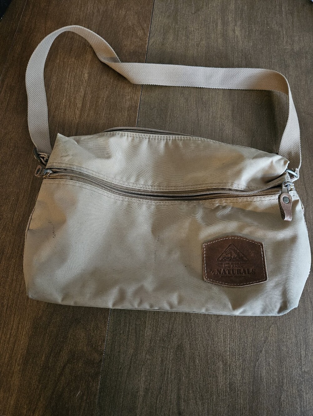 Vintage Jordache "The Pacer" Naturals Shoulder Bag, Tan